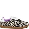 STEVE MADDEN WOMENS LACE TRAINER - ZEBRA